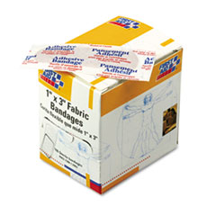 Fabric Bandages, 1&quot; x 3&quot;, 100/Box