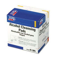 Alcohol Cleansing Pads, Dispenser Box, 100/Box