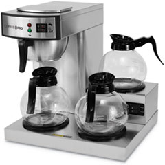 Three-Burner Low Profile Institutional Coffee Maker,