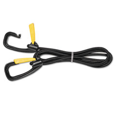 Bungee Cord w/Locking Clasp, Black, 72&quot;