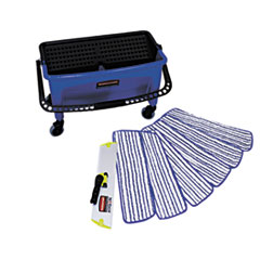Microfiber Floor Finishing System, 27gal,