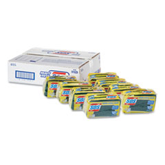 Heavy Duty Scrubber Sponge, 2.5 x 4.5, 0.9&quot; Thick,