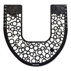 Commode Mat 2.0, Rubber, 22 7/8 x 22, Black/White,