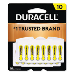 Button Cell Hearing Aid Battery, #10, 16/Pk