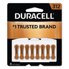 Button Cell Zinc Air Battery, #312, 8/Pk