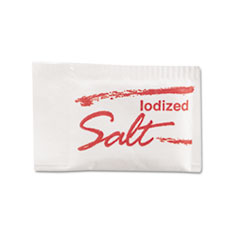 Salt Packets, .75 Grams, 1000 Packets/Box, 3 Boxes/Carton