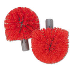 Replacement Heads for Ergo Toilet-Bowl-Brush System,