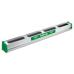 Hold Up Aluminum Tool Rack, 36&quot;, Aluminum/Green