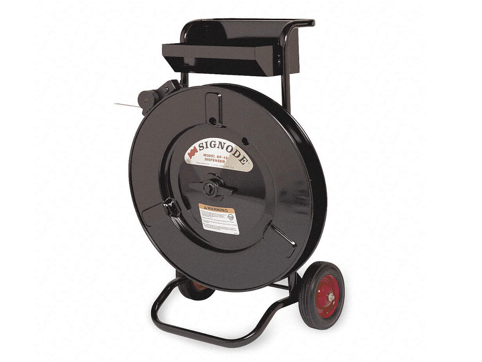Product DF15: STRAPPING DISPENSER CART FOR STEEL & PLASTIC