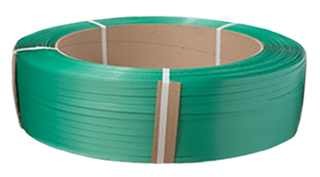 Product PG2040G: POLYESTER PLASTIC STRAPPING 5/8" x .035" GREEN 4,000/FT