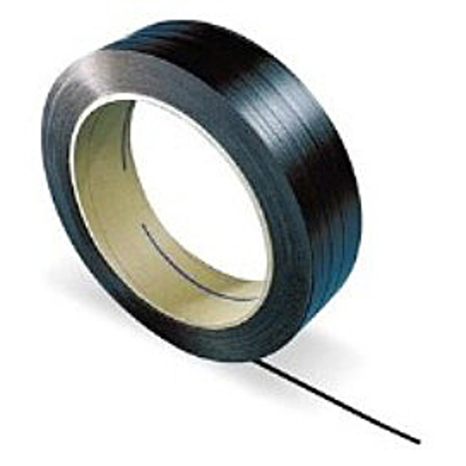 NYLON STRAPPING 1/2&quot; 475 LB. BREAK BLACK SIGNODE 502 DYMAX