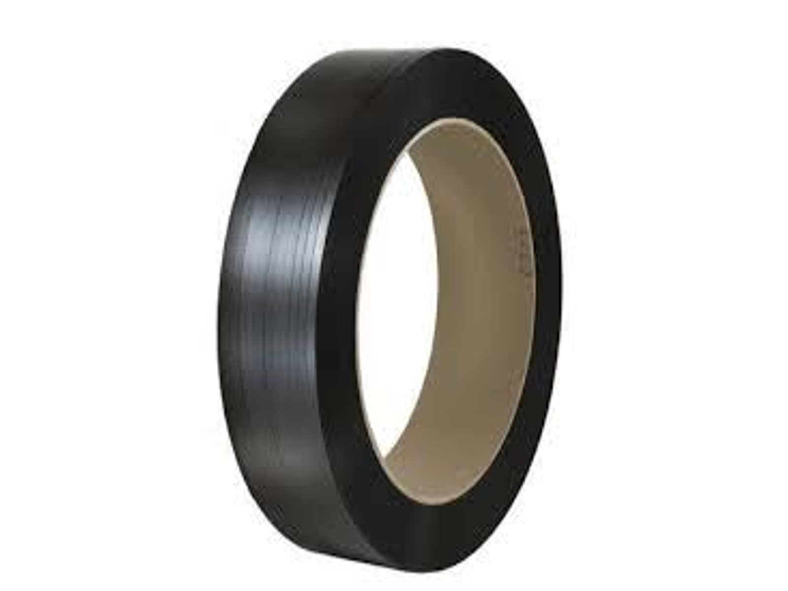 POLYESTER PLASTIC STRAPPING 5/8&quot; .035 16X6 BLACK 4000&#39;