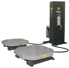 SPLIT BASE HIGH-PROFILE TURNTABLE STRETCH WRAPPER