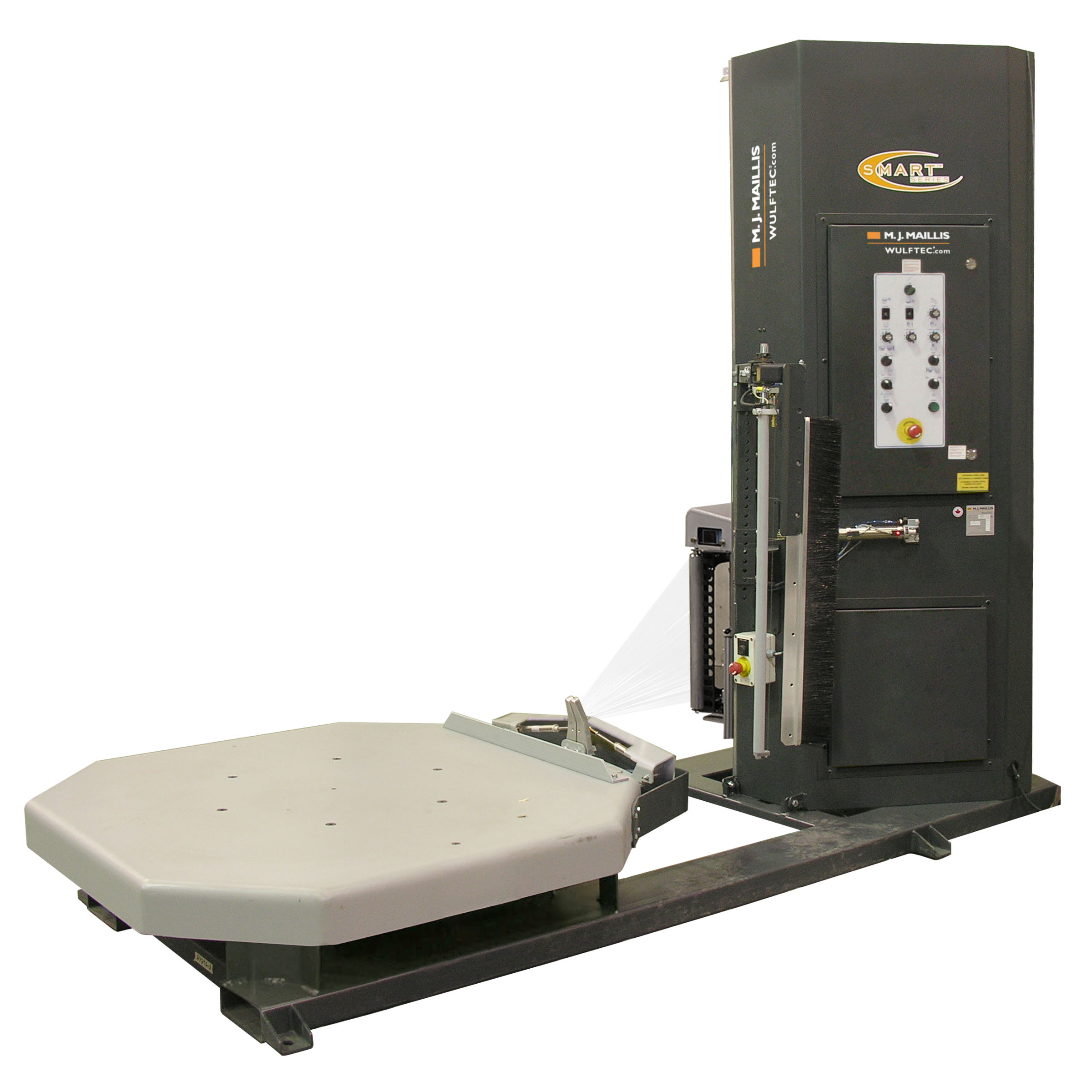 LOW-PROFILE TURNTABLE STRETCHWRAPPER